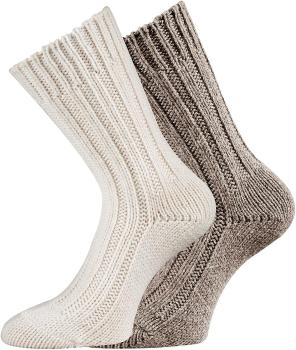 Preview: 2 Paar TippTexx 24 superweiche Wollsocken mit Alpaka für Damen & Herren